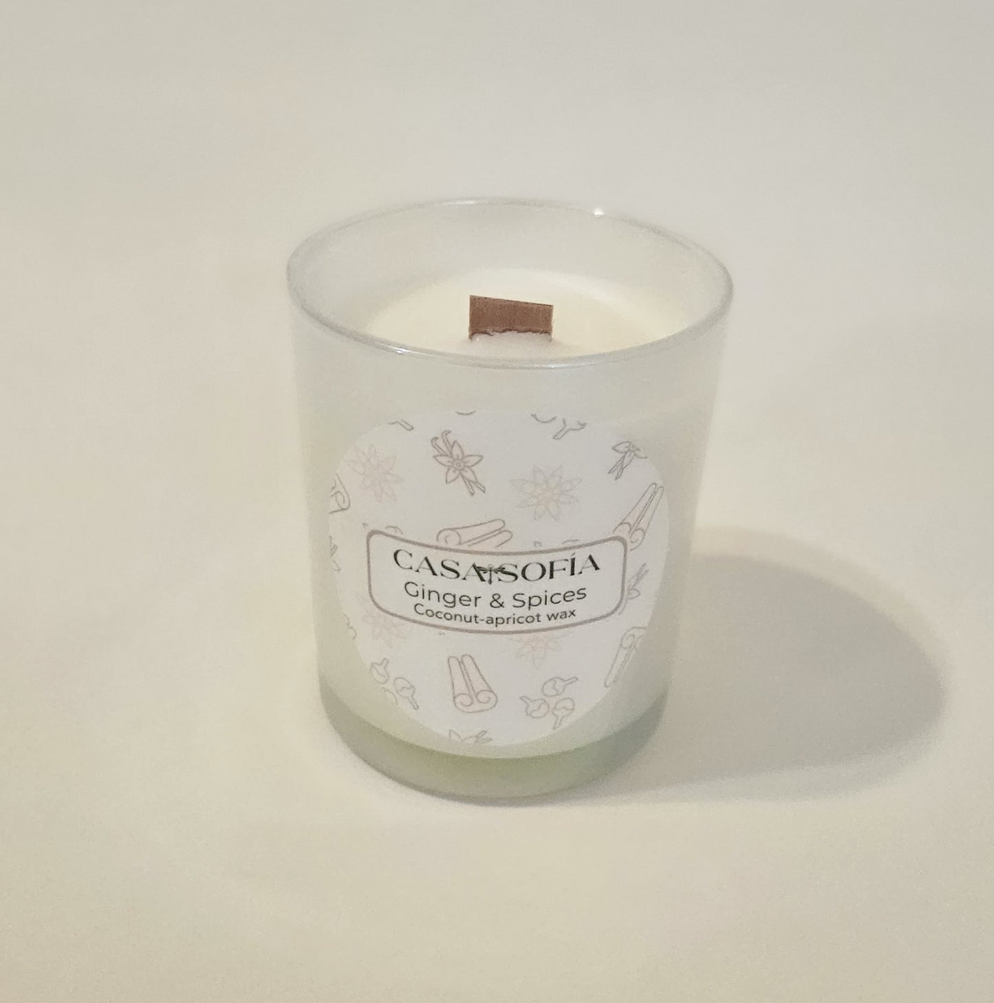 Ginger and Spice (Ginger / Vanilla / Nutmeg ) Vela aromática (6oz)