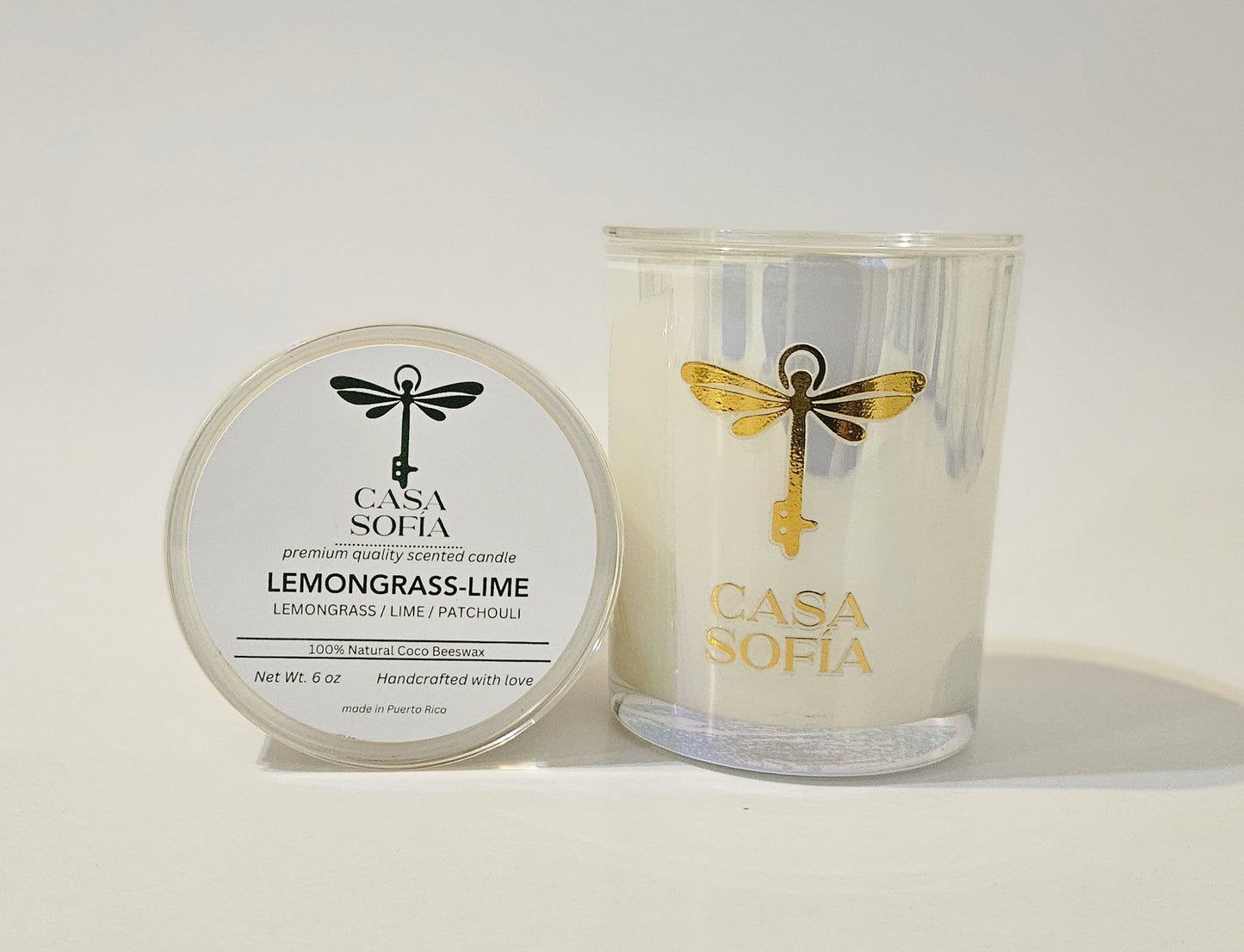 Lemongrass-Lime • Lemongrass / Lime / Patchouli• Vela aromática
