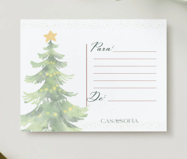 Tarjeta Navideña “Feliz Navidad – La Luz del Mundo”