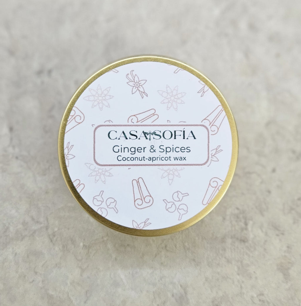 Ginger and Spice -Petite Candle