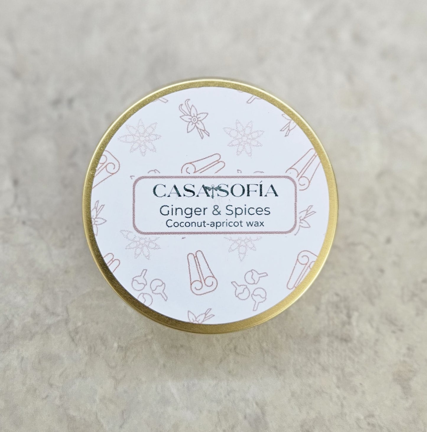 Ginger and Spice -Petite Candle