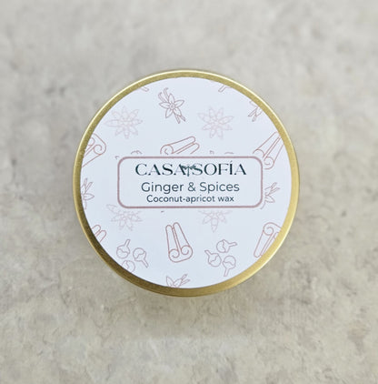 Ginger and Spice -Petite Candle