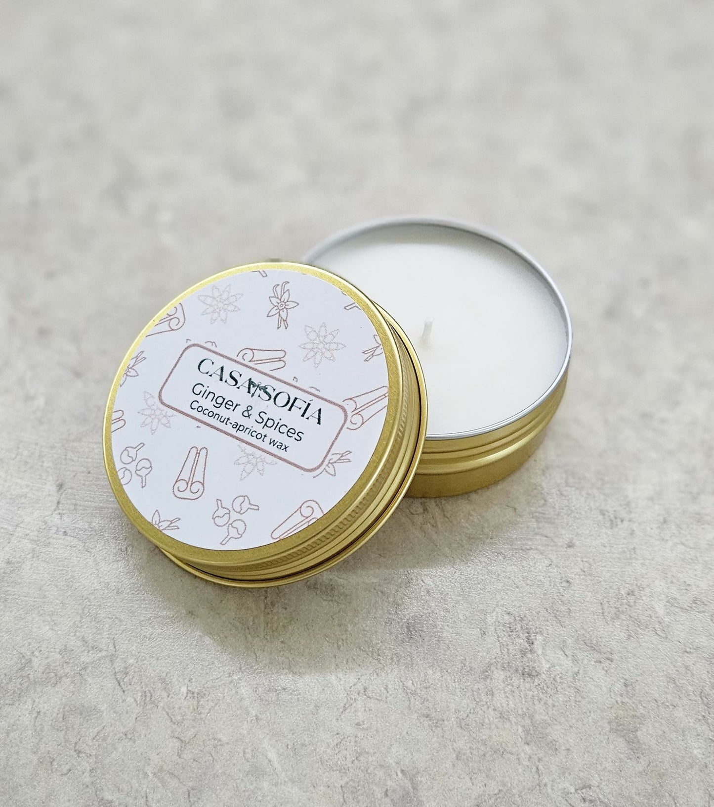 Ginger and Spice -Petite Candle