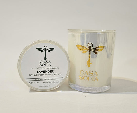 Lavender • Lavender / Bergamont / Camphor• Vela aromática