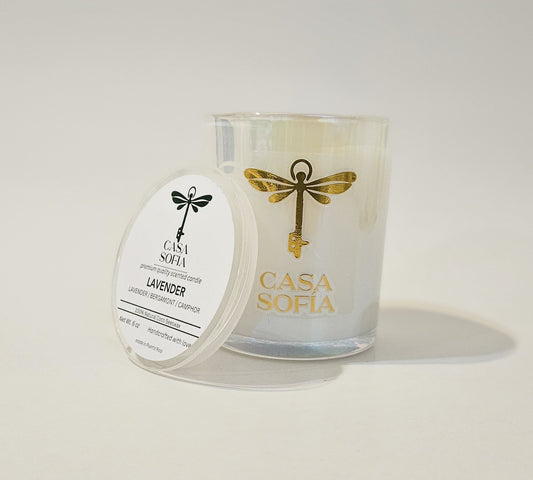 Lavender • Lavender / Bergamont / Camphor• Vela aromática