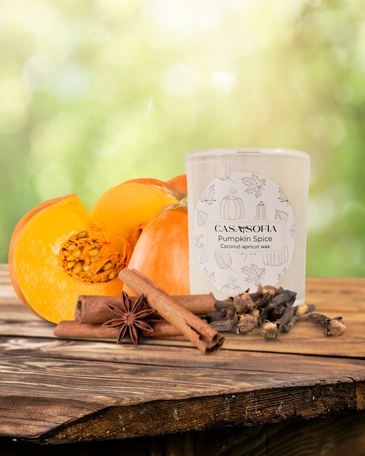 Pumpkin Spice (Cinnamon / Pumpkin / Buttercream ) Vela aromática
