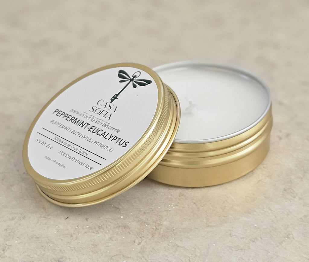 Peppermint-Eucalyptus -Petite Candle
