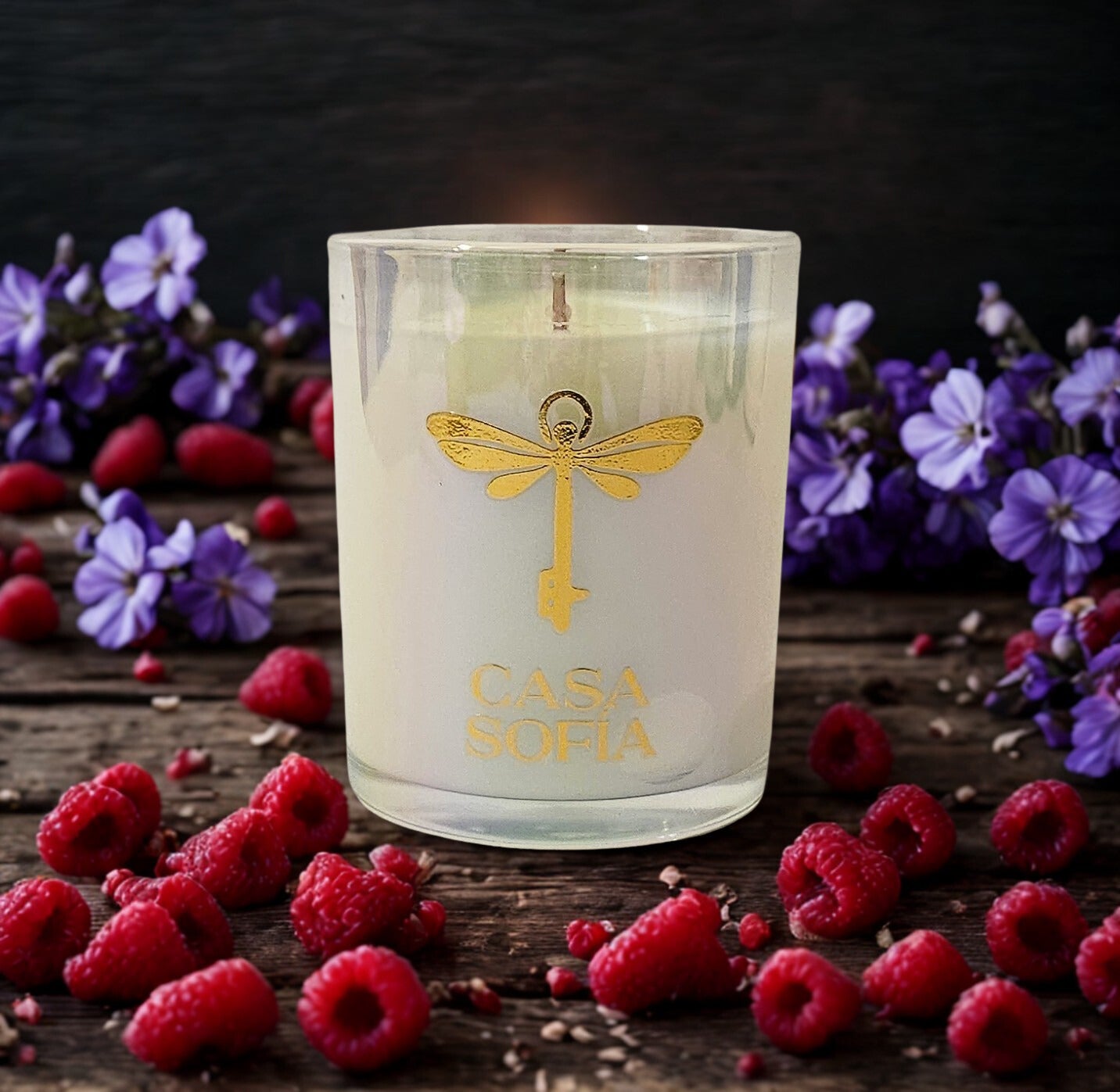 Violet Noir (Violet / Rose / Raspberry) Vela aromática